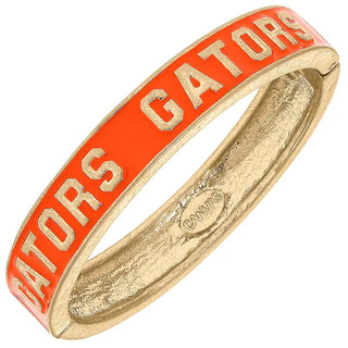 Florida Gators Logo Hinge Bangle Orange