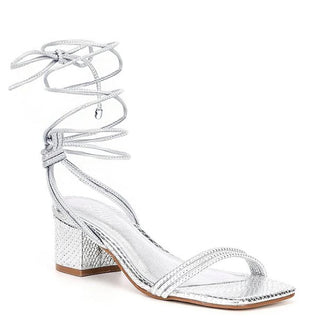 Thea Block Heel, Metallic