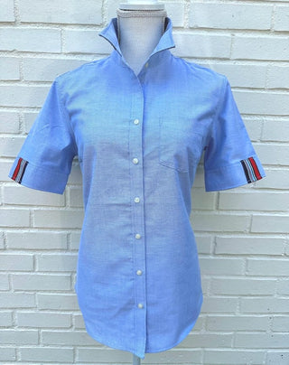Jolene Shirt Sleeve, Blue Oxford
