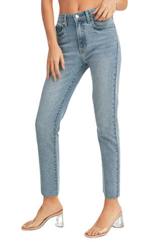 Slim Straight With Fray