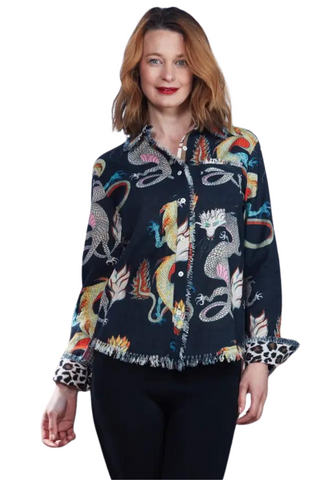 Cape Cod Tunic Black Dragons