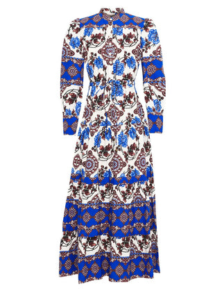 Sissi Dress, Atlas Cobalt