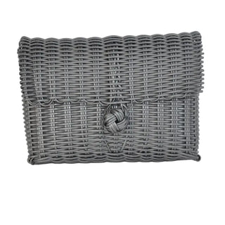 Faire, Clutch, Solid in Dark Gray