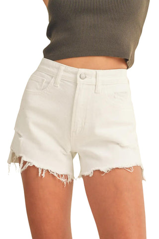 Vintage Frayed Hem Shorts