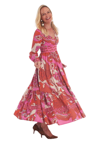 Tristan Dress, Whirlwind Pink